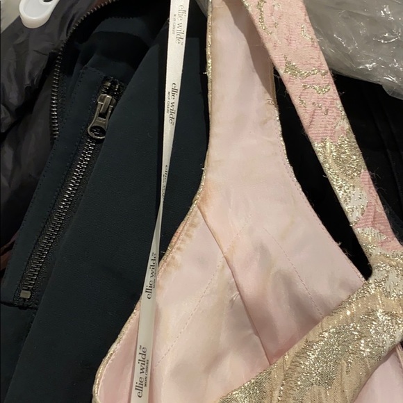 Gorgeous dress with pink and metallic gold - Picture 6 of 6